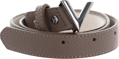VALENTINO Riem Round Women's Belt W120 Taupe Bruine