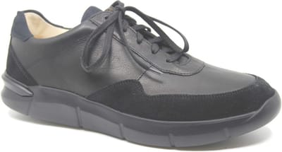 Ganter - 251720 - Vrije tijdsschoenenHeren veterschoenHeren sneakersCasual - Kleur: Zwart - Maat: 42.5