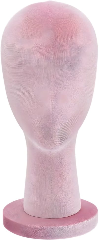 Female Mannequin Hoofd - Voor het tonen van pruiken en hoeden - Licht roze