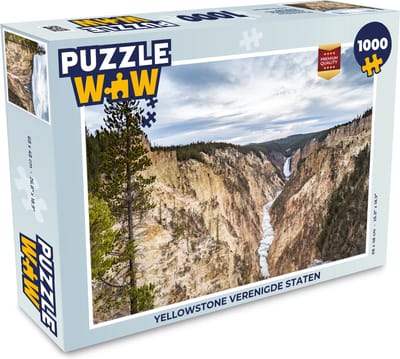 Puzzel Yellowstone Verenigde Staten - Legpuzzel - Puzzel 1000 stukjes volwassenen