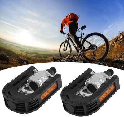 Opvouwbare aluminium fietspedalen Platte platformpedalen 9/16 inch