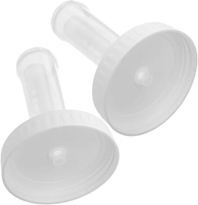 Mason Jar Fermentatie Deksels voor Groenten en Fruit, Luchtdichte Plastic Deksels, Set van 2 voor Ideale Fermentatie