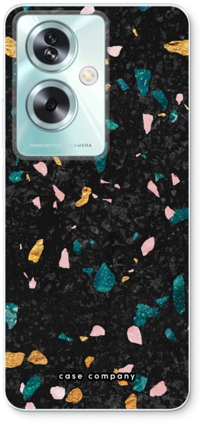 Case Company® - Hoesje geschikt voor Oppo A79 hoesje - Terrazzo N°10 - Soft Cover Telefoonhoesje - Bescherming aan alle Kanten en Schermrand