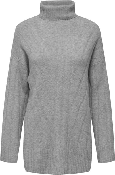 ONLY - ONLJEANETT LIFE L/S RIB ROLLNECK CC KNT - Meisjes - Gebreide truien