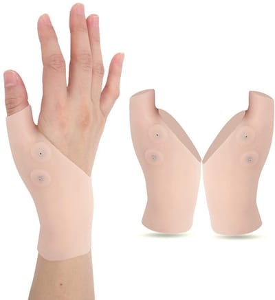 Duimsteun, 2 stuks Siliconen Beschermende Duim Polsbrace Verlicht Pijn voor Hand Artritis Carpaal Tunnel Tenosynovitis Compressie Verstuiking
