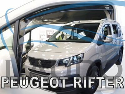 Zijwindschermen tbv Citroen Berlingo Opel Combo E Peugeot Partner Rifter Toyota Proace CITY raamspoilers tbv nieuwe model VANAF 2018- set a 2 stuks L+R