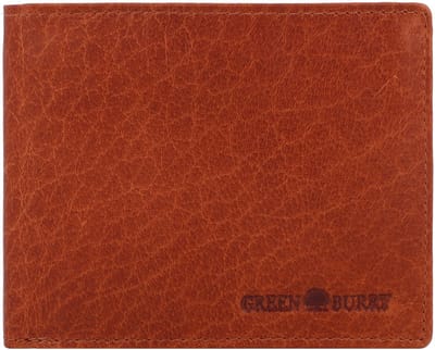 Greenburry House of Norway Portemonnee RFID-bescherming Leer 12 cm - Jongens - Horizontaal - natur