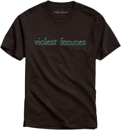 Violent Femmes - Green Vintage Logo Heren T-shirt - M - Zwart