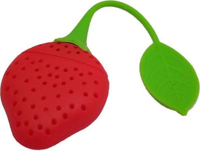 Scoby - Theezakje - Theefilter - Zakje Voor Losse Thee - Aardbei Design - Tea Infuser - 2 Stuks - Cadeau - Voor Theeliefhebbers - Multicolor