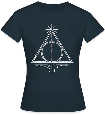 Harry Potter Het dodelijk heilig-logo T-Shirt Dames