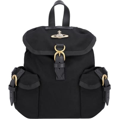 Vivienne Westwood Highland Canvas Kleine Rugzak met Trekkoord N401 4A03000AU W01CJ N401