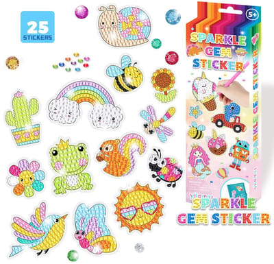 Stickers - 03 - Dieren - voor kinderen - diamond painting - compleet pakket - Diamond painting by Wietske