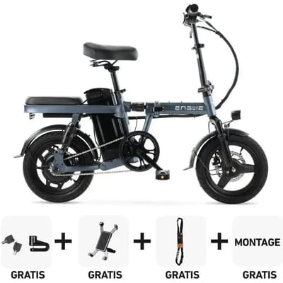 Combi-Deal! | ENGWE T14 Vouwfiets - Blauw