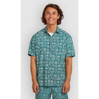 O´neill Print Overhemd Met Korte Mouwen Blauw 2XL Man
