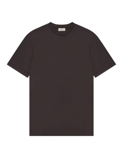 Valenza Interlock Supima T-shirts Donkergrijs 1001