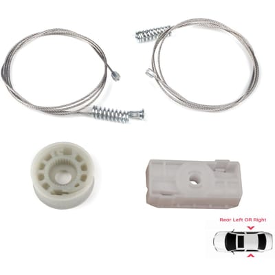 BWR5440 Elektrische Raammechanisme Set Achter Links of Rechts voor BMW 3 Serie E46 2-Deurs Cabrio 1999-2006 M3 318 320 323 325 330