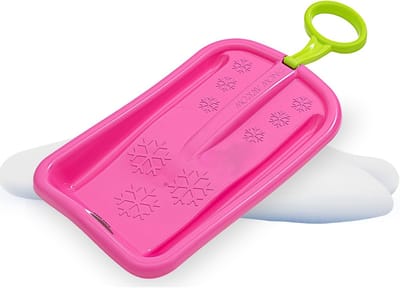 Speelgoed Slee - Winter Plezier - Sneeuw Pret - Aerodynamisch Ontwerp - 74 cm - Roze