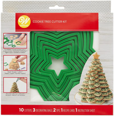 Wilton Koekjes Uitsteker - Kerstboom - Set/15 - Uitsteekvormpjes Kerst - Koekjes Vorm