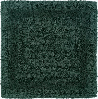 Homescapes douchemat bosgroen 50x50 cm gemaakt van 100% katoen