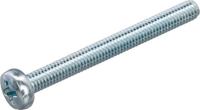 Metaalschroef M4x40 gegalvaniseerd cilinderkop per zak a 10 stuks - ck - 4.8 - kruiskop