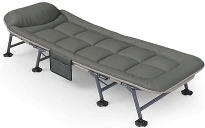 Opvouwbaar campingbed - Reiswieg ligstoel - Buiten ontspannen - 6 standen verstelbaar - 190 x 65 cm - Groen