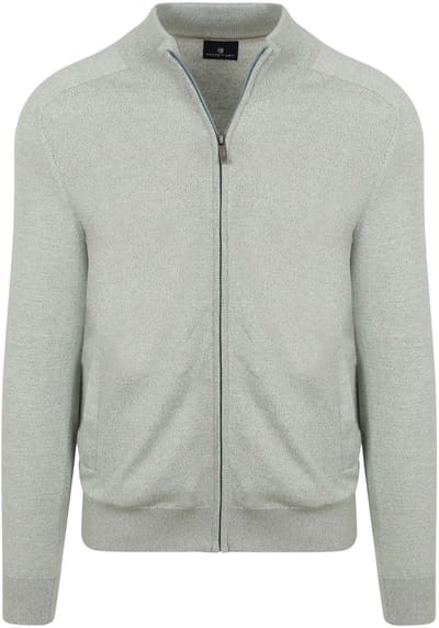State Of Art Vest Melange Lichtgroen - Maat L - Heren