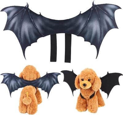 Halloween vleugels voor huisdieren, schattige vleugels voor honden en katten, kostuumaccessoires voor feestdagen en verkleedpartijen