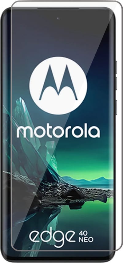 Screenprotector geschikt voor Motorola Edge 40 Neo - Glas Screen Protector