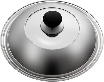 Pan Deksel - Universeel Deksel - Koken - Met Stoomgat - 32 cm - Zilver