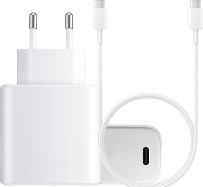45W USB C Lader met USB C Kabel 3 meter - Voor A9, A9 Plus, A8, A8 Plus, S9, S9 Plus - Tablet Snellader USB-C