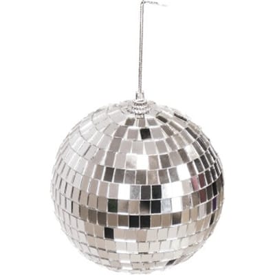 House Vitamin Christmas decoration christmas hanger discoball foam silver -