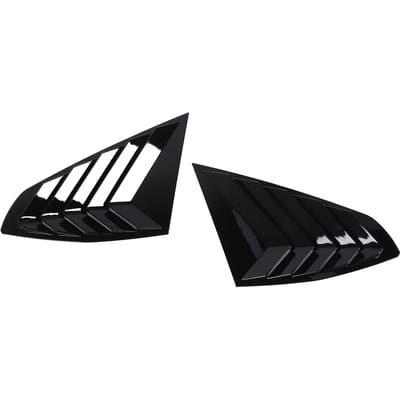 2 STUKS Achterste Zijruit Louvers Racing Stijl Luchtinlaat Scoop Schaduwen Afdekking Jaloezieën voor 4 Serie G26 Gran