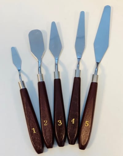 Painting Knives Set - 5 Stuks