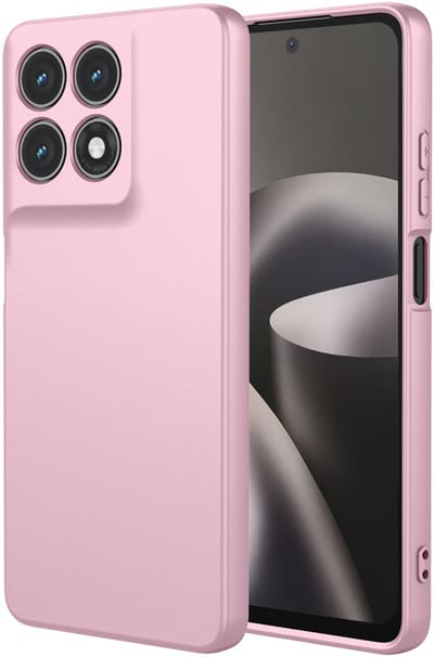MobyDefend Hoesje - Geschikt voor Motorola Moto G37 / G37 Power / G47 - Matte Siliconen Backcover - Licht Roze