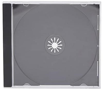 25 CD-behuizing enkel standaard zwart 10 mm - ideale oplossing voor het opbergen van je muziek