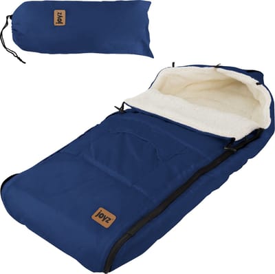 Baby Voetenzak 94x48x10 cm Blauw Polyester Joyz
