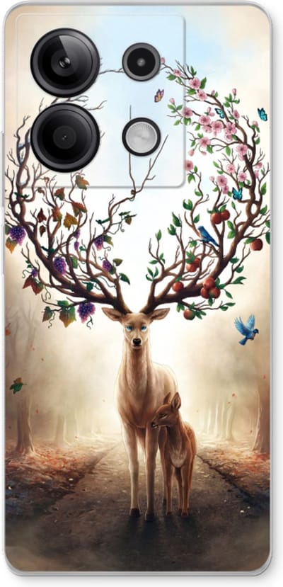 Case Company® - Hoesje geschikt voor Xiaomi Redmi Note 13 5G hoesje - Seasons Change - Soft Cover Telefoonhoesje - Bescherming aan alle Kanten en Schermrand