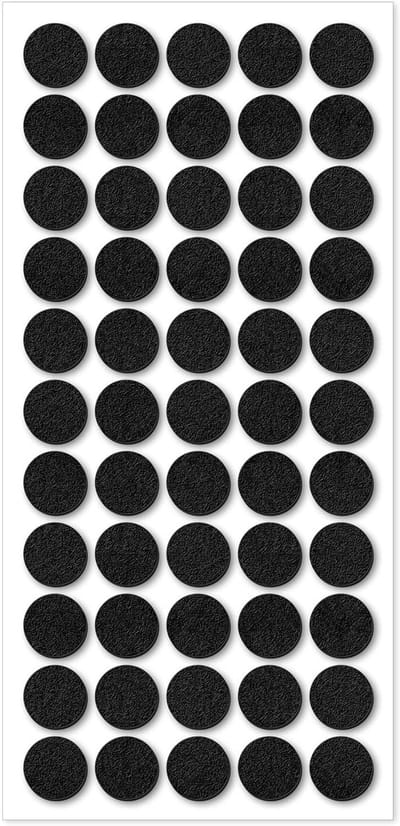 Viltglijders Set - Meubelbeschermers - Vloer Beschermen - Zelfklevend Ontwerp - 55 Stuks - Zwart