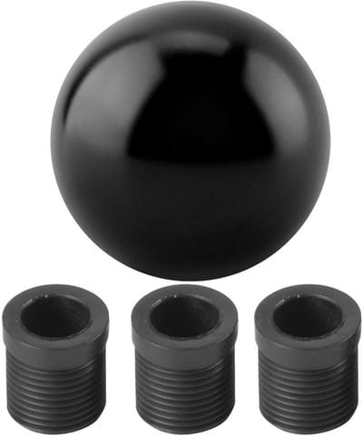 Allecto - Universele Metalen Versnellingspookknop - Zwart - Modern Design