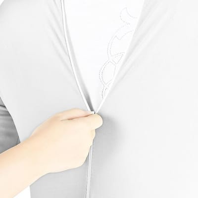 Combinaison Chromakey Photographie Corps Entier Unisexe Adulte Combinaison Stretch Costume pour Photo Vidéo Effet Spécial Festival blanc