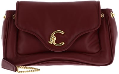 COCCINELLE Leren schoudertas C-Me Fluffy Crossbody Bag Ribes / Ribes (rood)paars