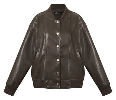 Woven Polyester Fiber Women's Bomber Jacket Fall/Winter Street Style