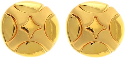Behave - Clip oorbellen rond goudkleur - Elegant vintage design