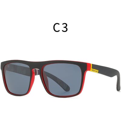 Lunettes de soleil de designer de marque de luxe pour hommes femmes Carrées Vintage Sport UV400 Mode Conduite Pêche gray