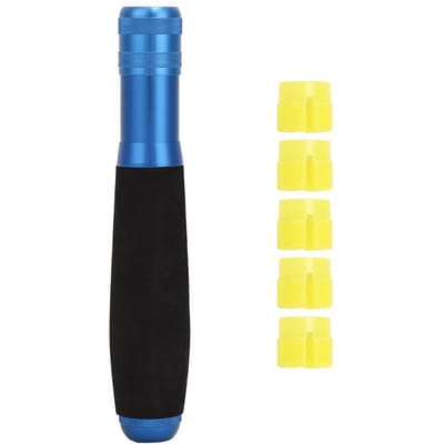Multifunctionele Aluminiumlegering Vissen EVA Hengel Handgreep Grip voor DIY Hengels Verandering(Blauw) blauw