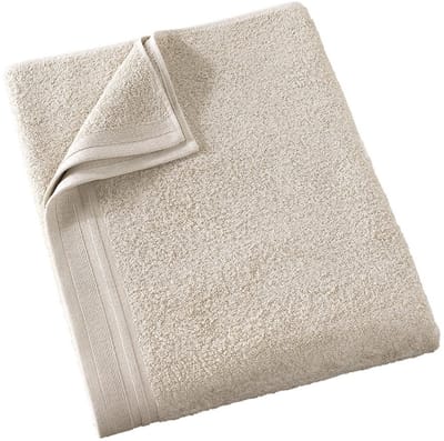 De Witte Lietaer Badlaken Imagine Birch Beige - 90 x 200 cm - Katoen