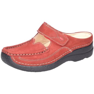 Wolky Dames Klompen 06227 Roll Slipper Rood