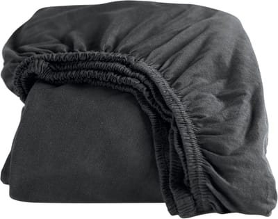Cinderella Hoeslaken - Geschikt voor Boxspring - Jersey - 80/90x220 of 100x200 cm - tot 25 cm  - Antraciet