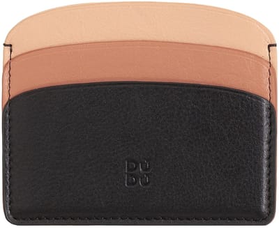 DuDu Boracay Kredietkaart etui Leer 10 cm - 4 Sleuven - himbeere