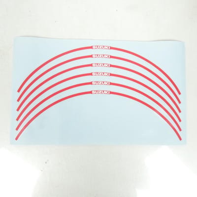 rode velgstrip voor suzuki 800 gsx-8r 99183-00a21-rd1 nieuw